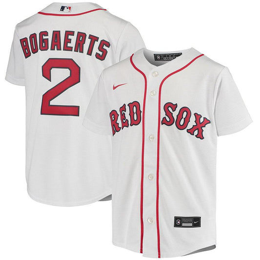 Youth Boston Red Sox Xander Bogaerts Cool Base Replica Jersey White