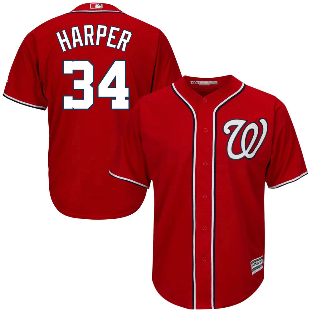 Youth Washington Nationals Bryce Harper Replica Alternate Jersey - Red