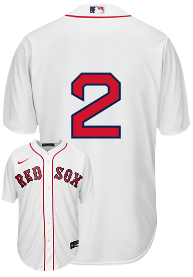 Xander Bogaerts No Name Jersey - Boston Red Sox Replica Number Only Adult Home Jersey