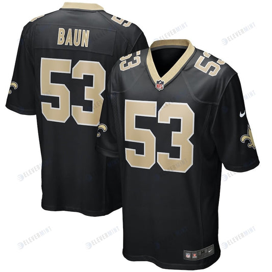 Zack Baun 53 New Orleans Saints Men's Game Jersey - Black