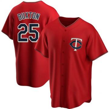 Youth Minnesota Twins Byron Buxton Cool Base Replica Jersey Red