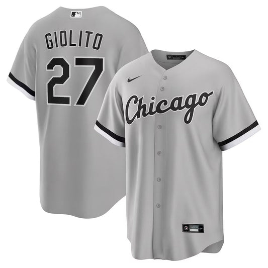 Youth Chicago White Sox Lucas Giolito Cool Base Replica Jersey Grey