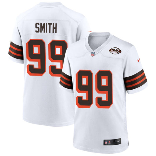 Za'Darius Smith Cleveland Browns Nike 1946 Collection Alternate Jersey - White