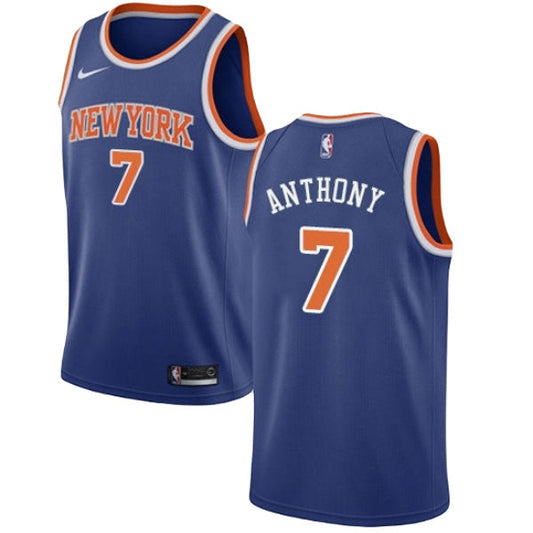 Youth New York Knicks Carmelo Anthony Icon Edition Jersey - Royal