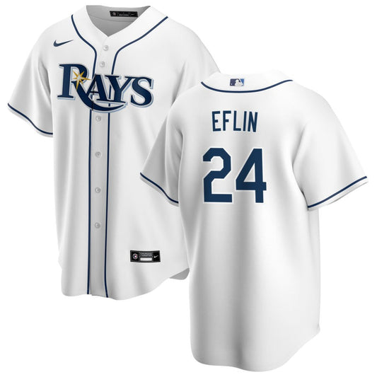 Zach Eflin Tampa Bay Rays Nike Youth Home Replica Jersey - White