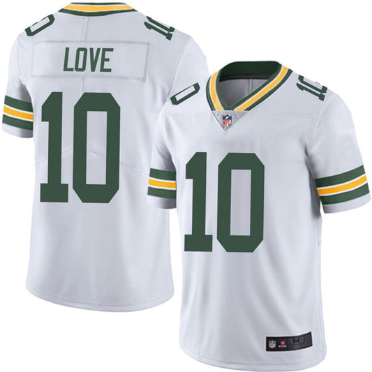 Youth Green Bay Packers Jordan Love Vapor Jersey - White