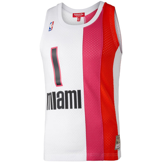 Women's Chris Bosh Mitchell & Ness Heat Hardwood Classics 2011 Swingman Jersey - White